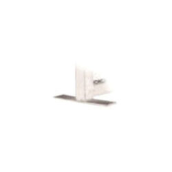 STALL DIVIDER FOOT - ALUMINUM