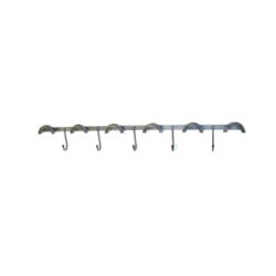 WALL MOUNT HANGER - 6 HORSESHOES / 5 HOOKS