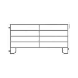 J-LEG CORRAL PANELS, 5 FT HIGH, 5 RAIL * MEDIUM DUTY  (LEMSCO SERIES) - 2W