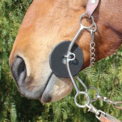 BRITTANY POZZI LIFTER SERIES - THREE PIECE TWISTED WIRE SNAFFLE