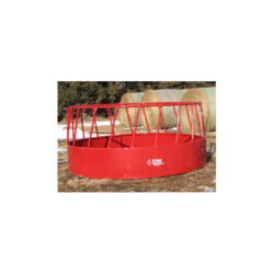 BEXTRA BULL TOUGH ROUND BALE FEEDER - RED