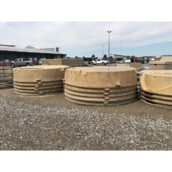 ROUND FIBERGLASS WATER TANKS - BUL-TUF