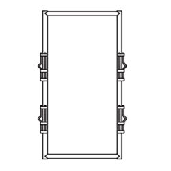 500 SERIES ALLEY CONTROL FRAME - 2W