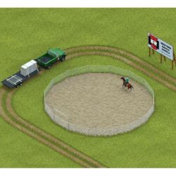 2W LEMSCO ROUND PEN 12' BOW (KIT) - 50'