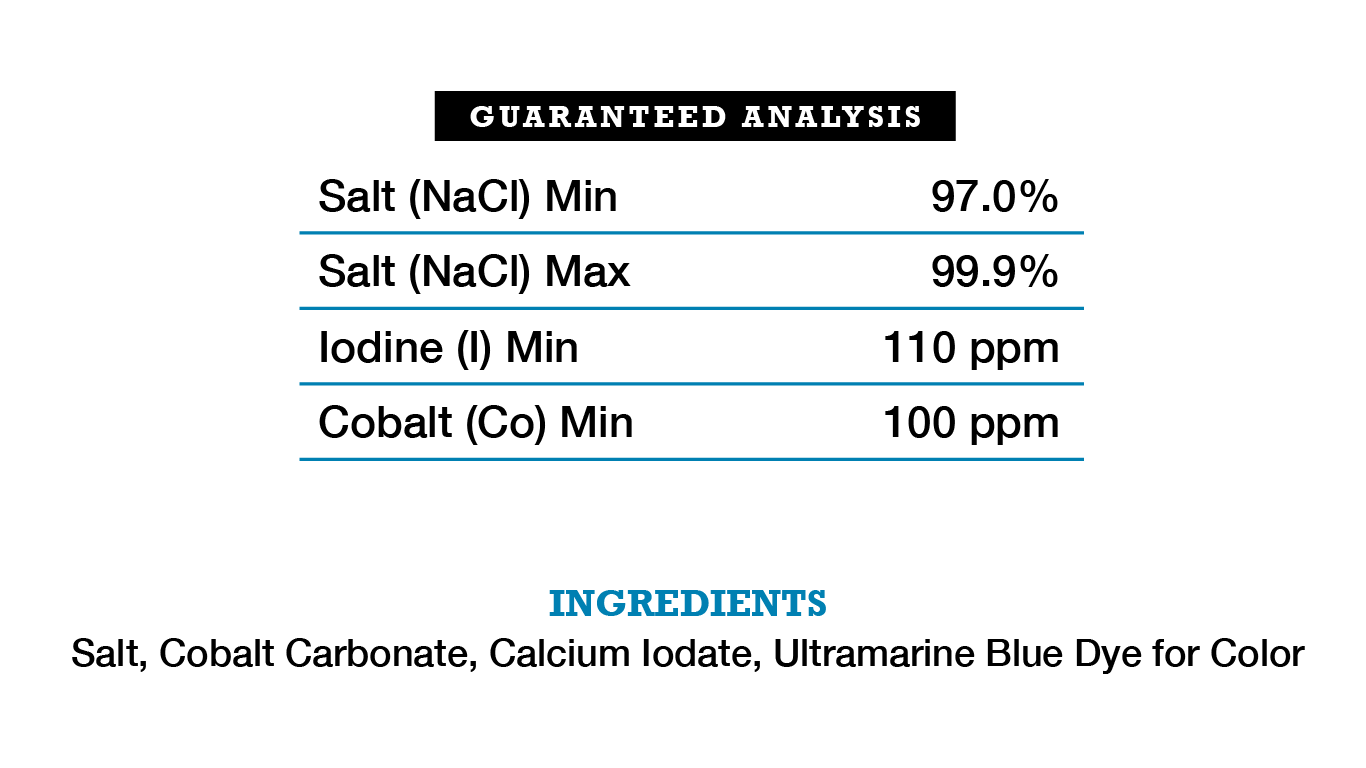 50 COBALT SALT BLOCK Western Ranch Supply