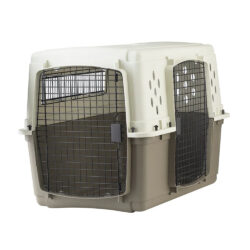 Pet Lodge Double Door Plastic Dog Crate