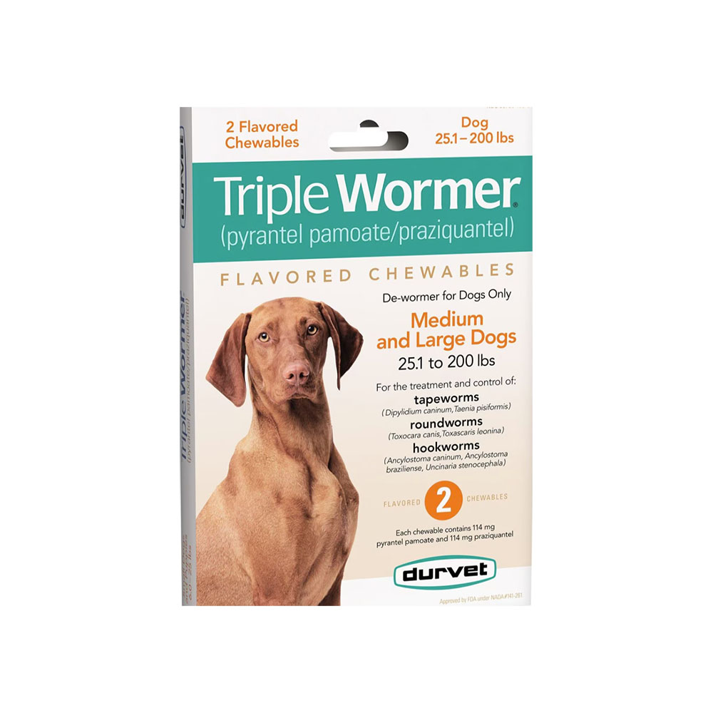 Triple wormer large dog.
