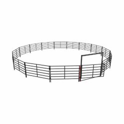 2W ROUND CORRAL PEN WITH 12' BOW GATE (KIT) - 50'