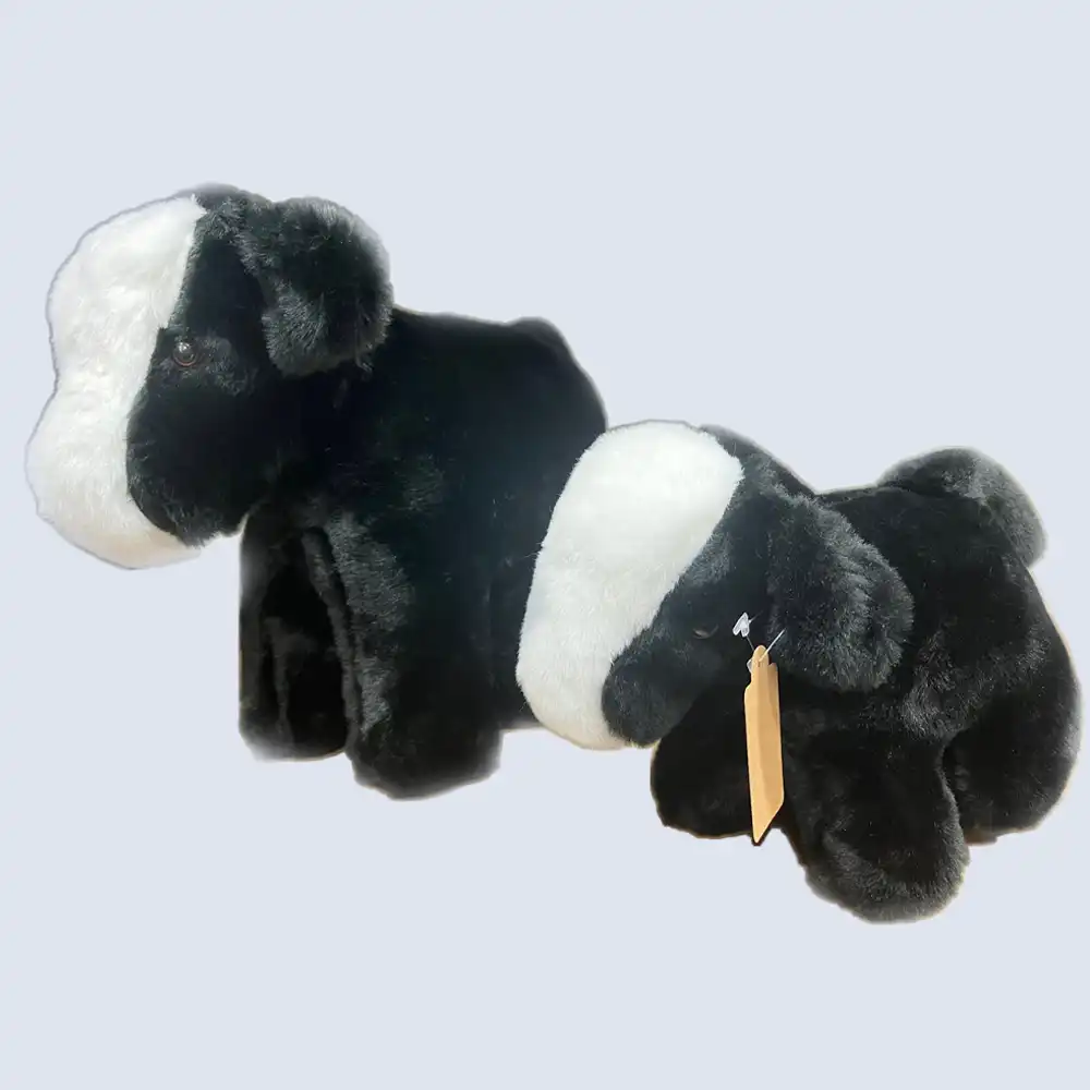 little buster black steer plush