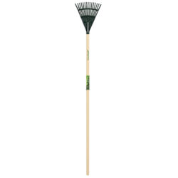 POLY LAWN & LEAF RAKE 8-IN