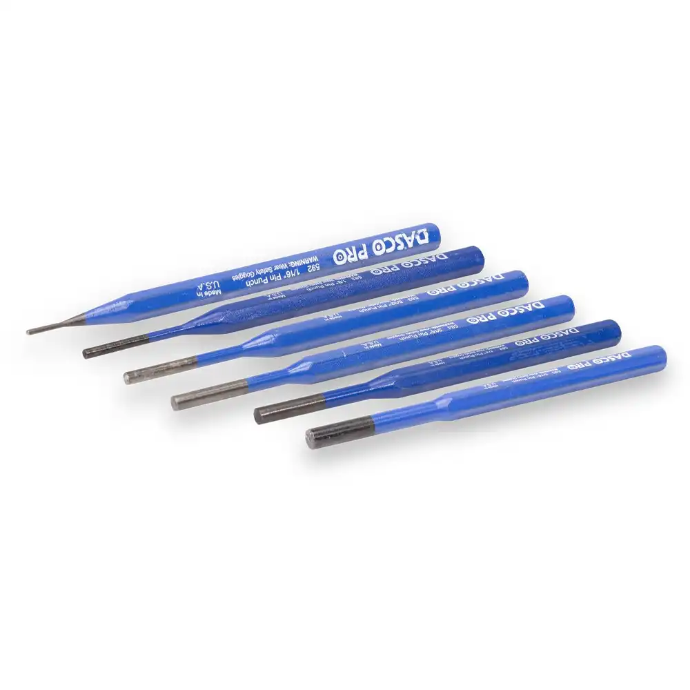 Dasco pro 6 piece punch set