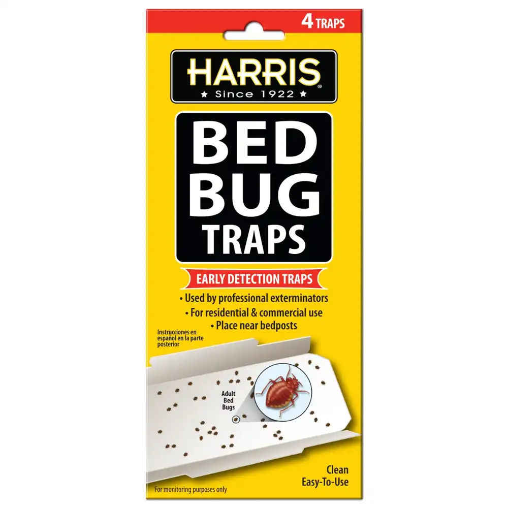 harris bed bug traps 4 pack