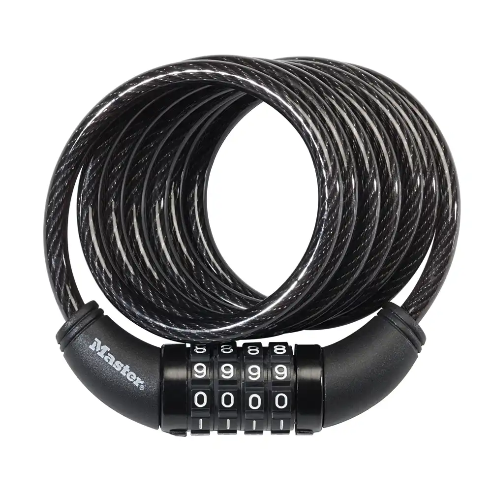 masterlock combination cable lock