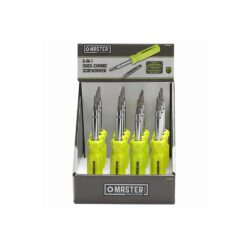 MASTER 6-IN-1 QUICK CHANGE MULTI-BIT SCREWDRIVER - 1 qty