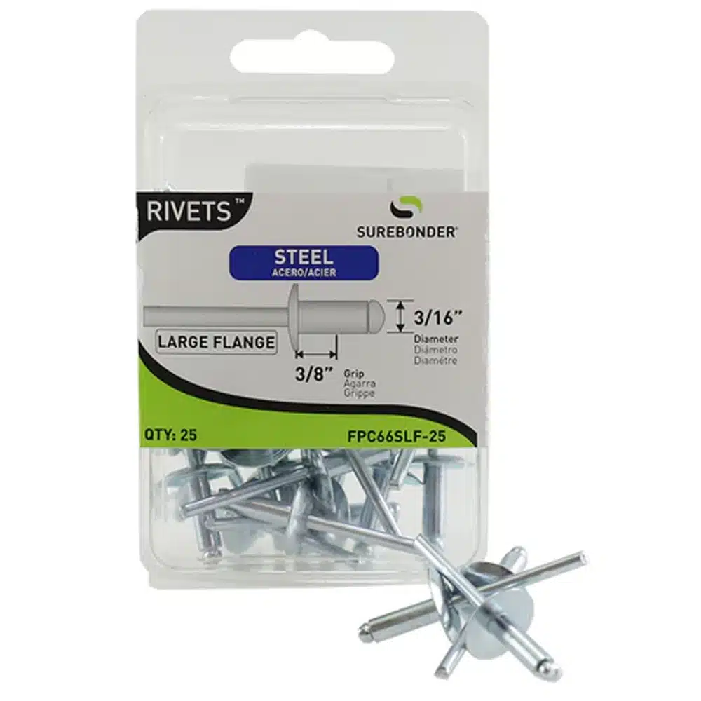 flange steel bind rivets