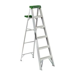 STEP LADDER ALUMINUM TYPE II 6-FT