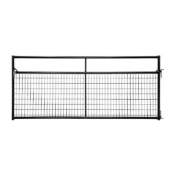PRIEFERT WIRE-FILLED ECONOMY GATES - BLACK