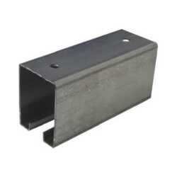 TROLLEY RAIL FOR SLIDING BARN DOOR TO 450-LBS GALVANIZED 12-FT