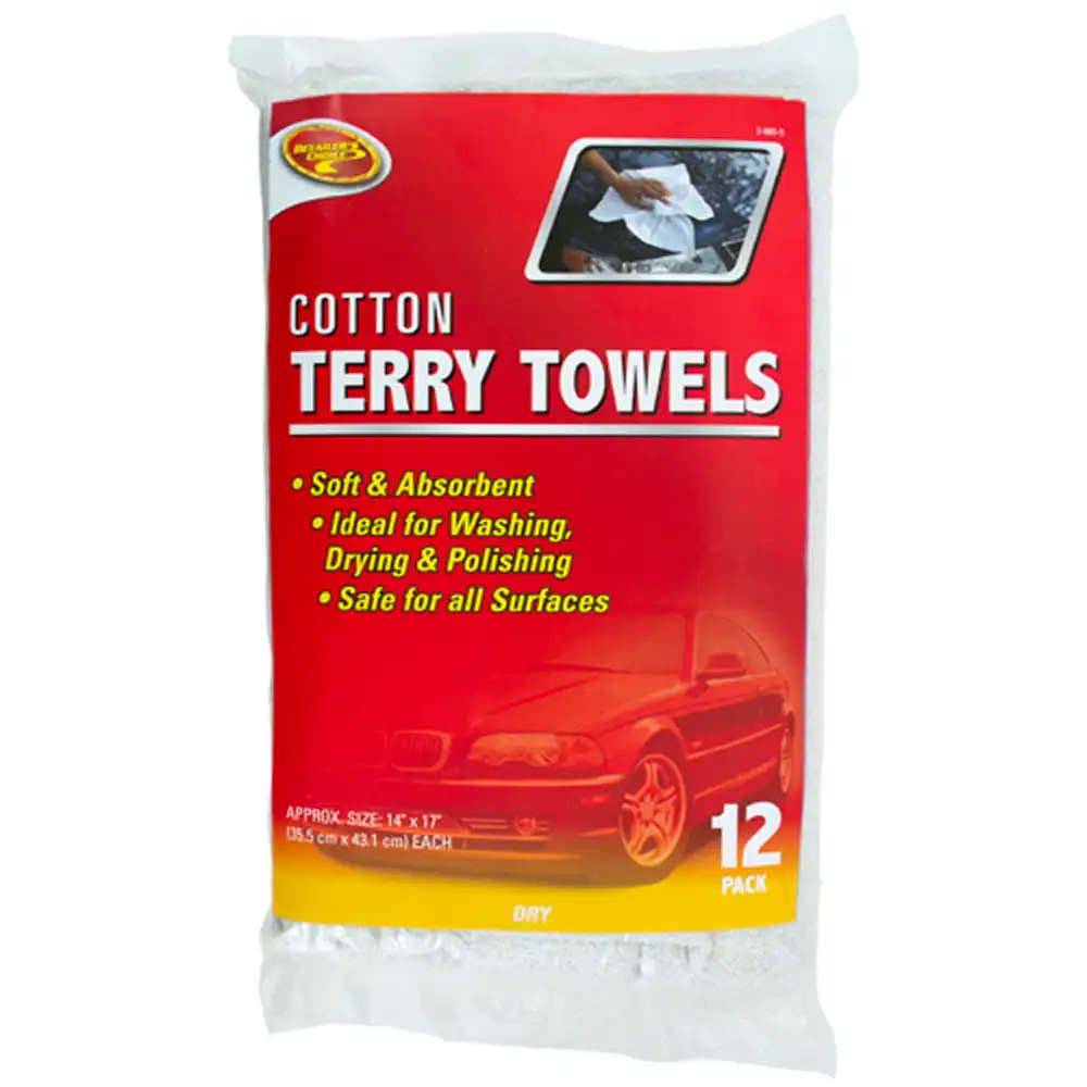 detailers choice pack of terry towels