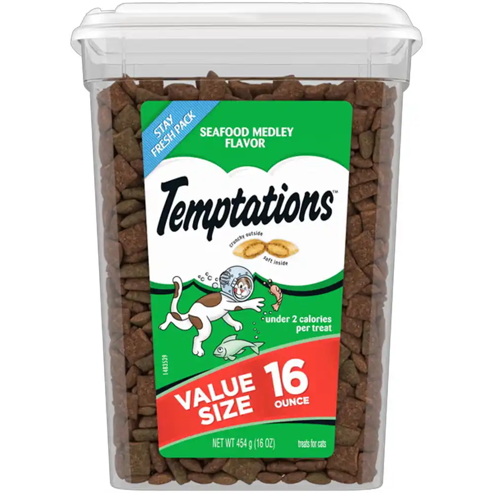 temptations seafood flavor cat treats