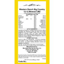 Big Country 12-12 Mineral CMZ