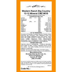 Big Country 12-12 Mineral CMZ MOS