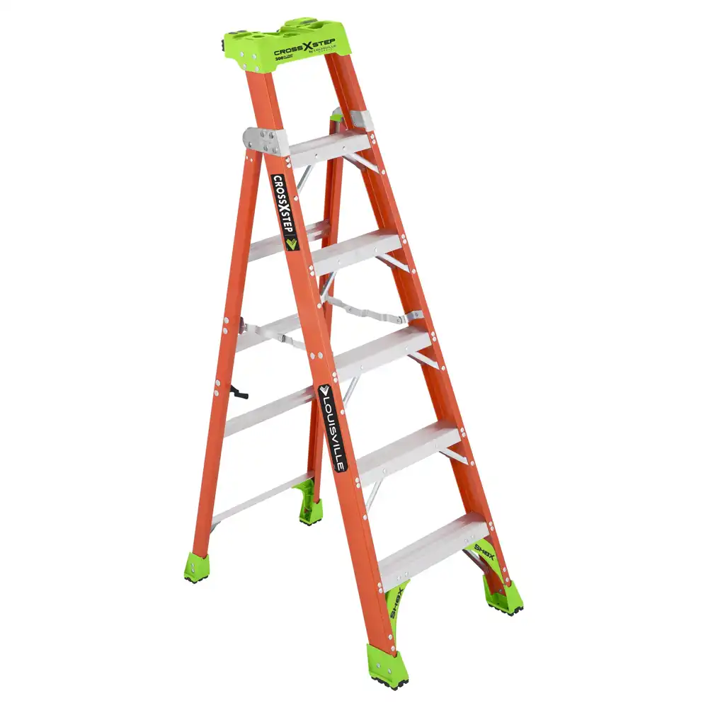 6 foot cross step ladder