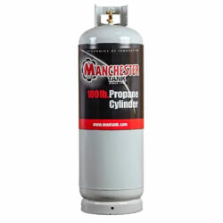 VERTICAL CYLINDER PROPANE TANK 100-LB