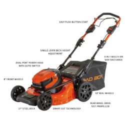BAD BOY ELECTRIC MOWER 5.0 AH BATTERY & CHARGER