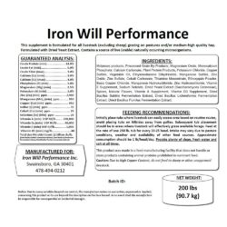 IRON WILL PERFORMANCE MINERAL TUBS