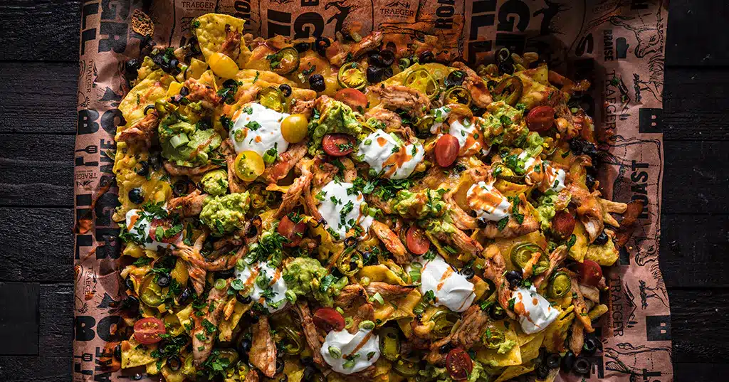Traeger BBQ Chicken Nachos