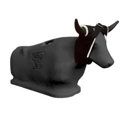 7K something steer in black. roping dummy