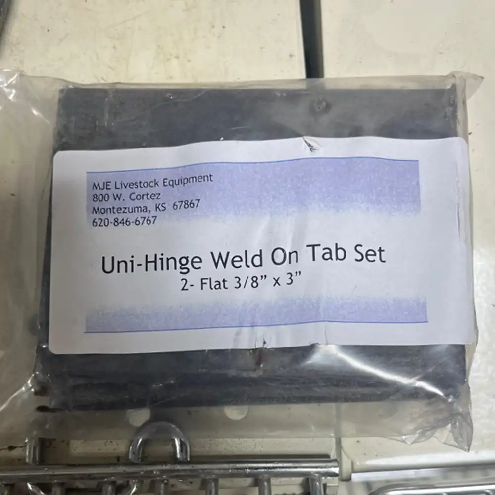 uni-hinge weld on tab set
