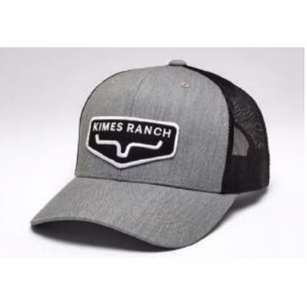 kimes ranch cap black grey