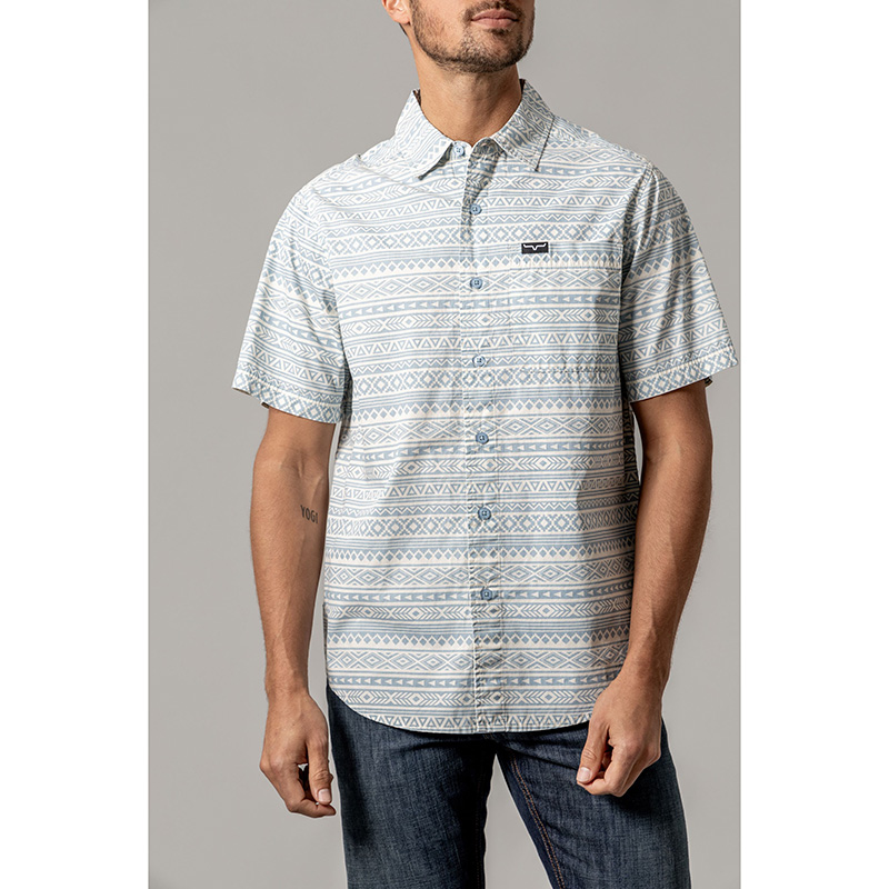 kimes ranch short sleeve shirt light blue