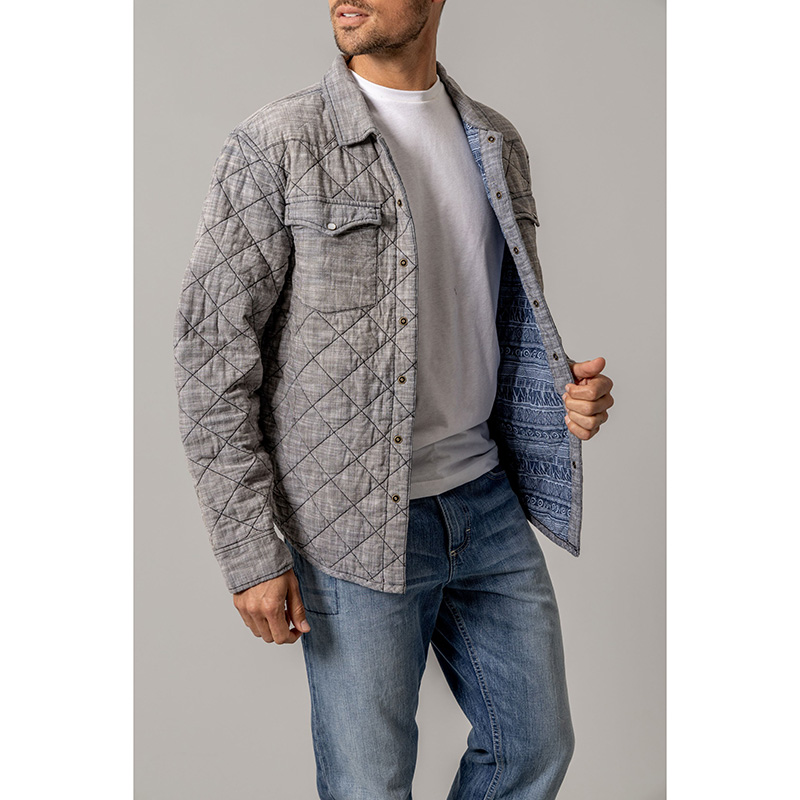 Westport Chambray Jacket in Black