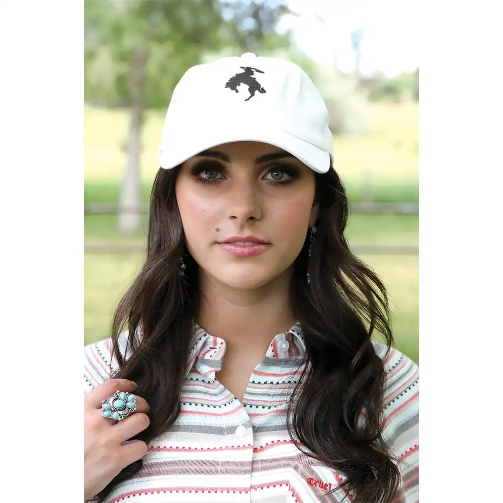 women's cap white