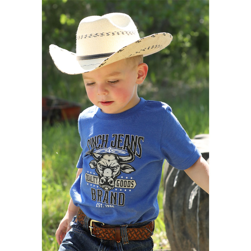 cinch toddler's brand tee royal