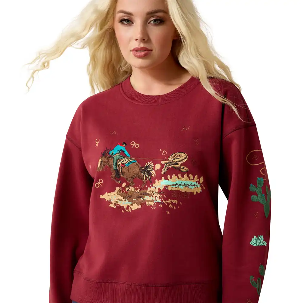 ariat women's sweter russet