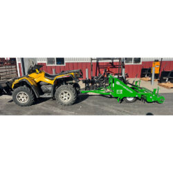 ATV arena groomer.