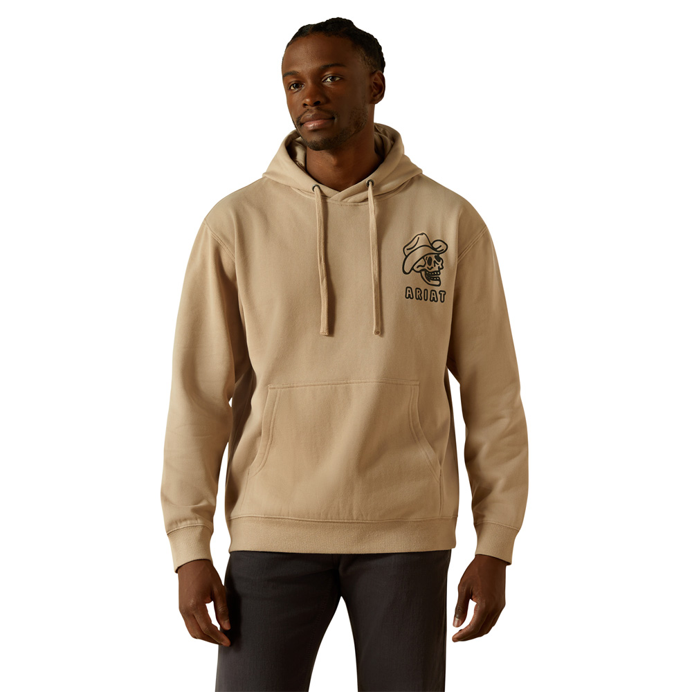 ariat men's hoodie with drinking buddies graphic