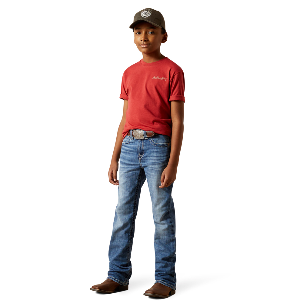 ariat boy's boot cut jeans