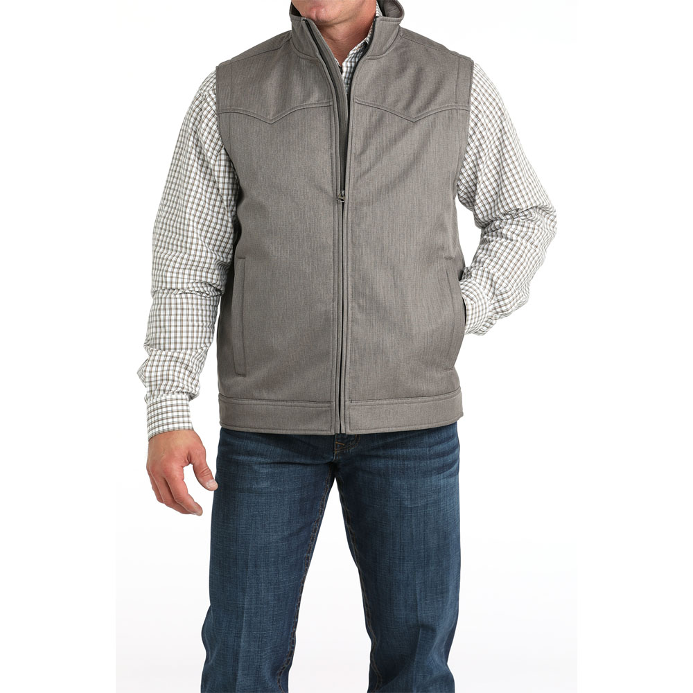 cinch men's conceal carry vest brown