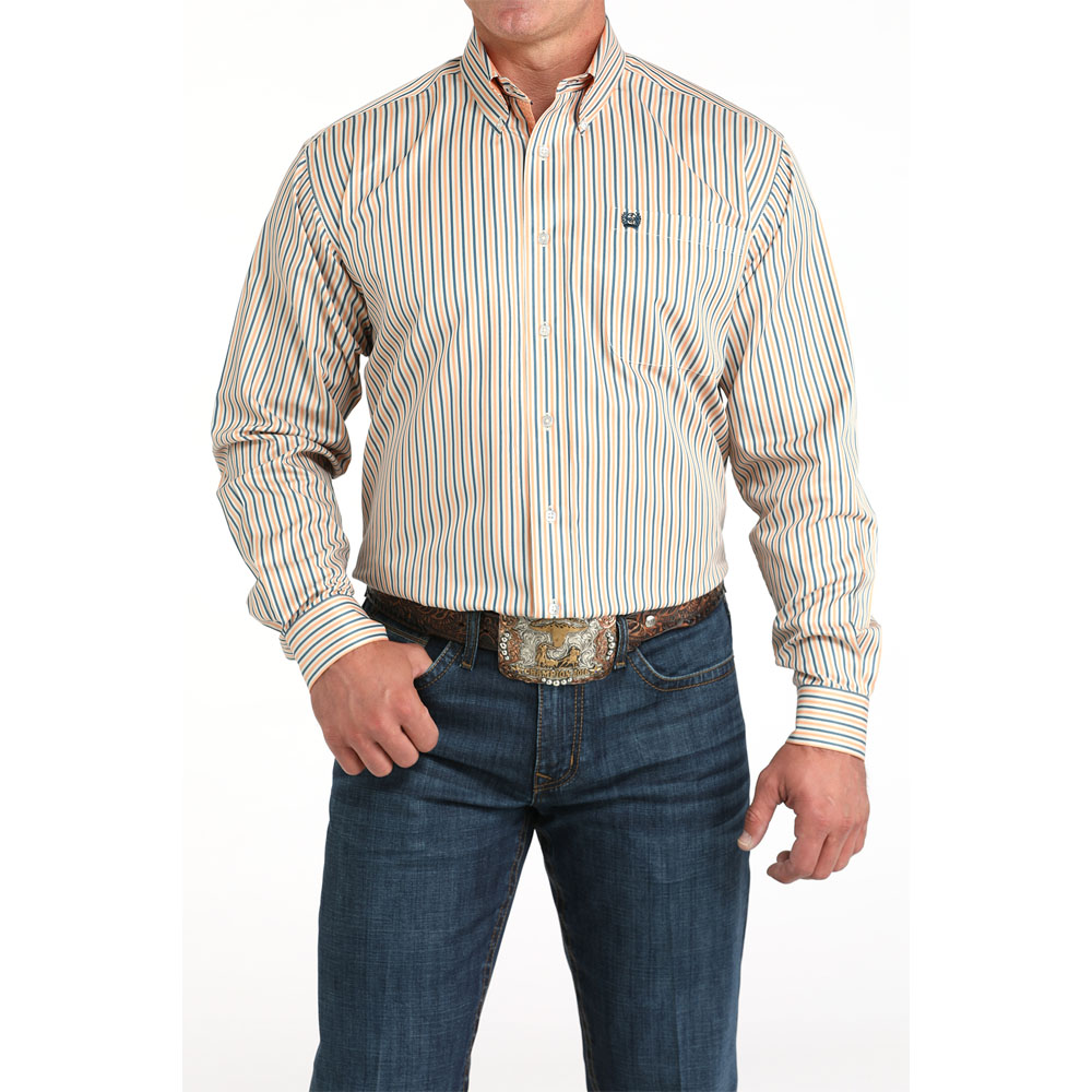 cinch men's long sleeve shirt