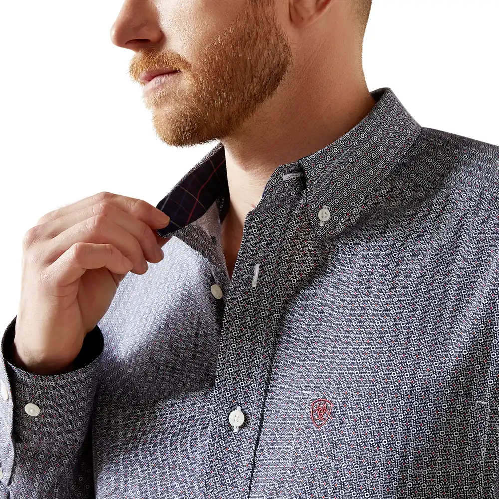 ariat men's shirt in blue