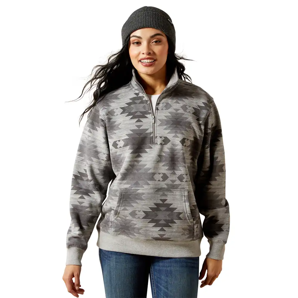 ariat women's sweatshirt in grey