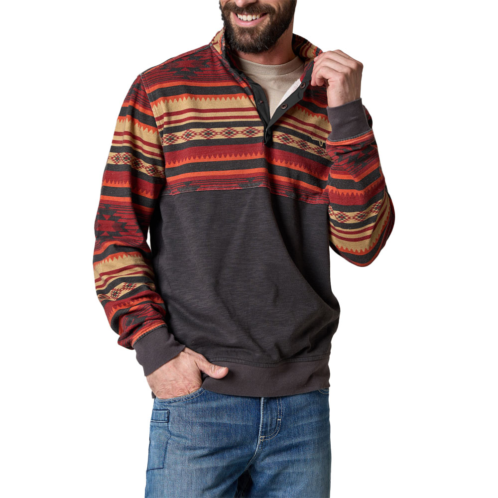 kimes ranch men's pullover brown
