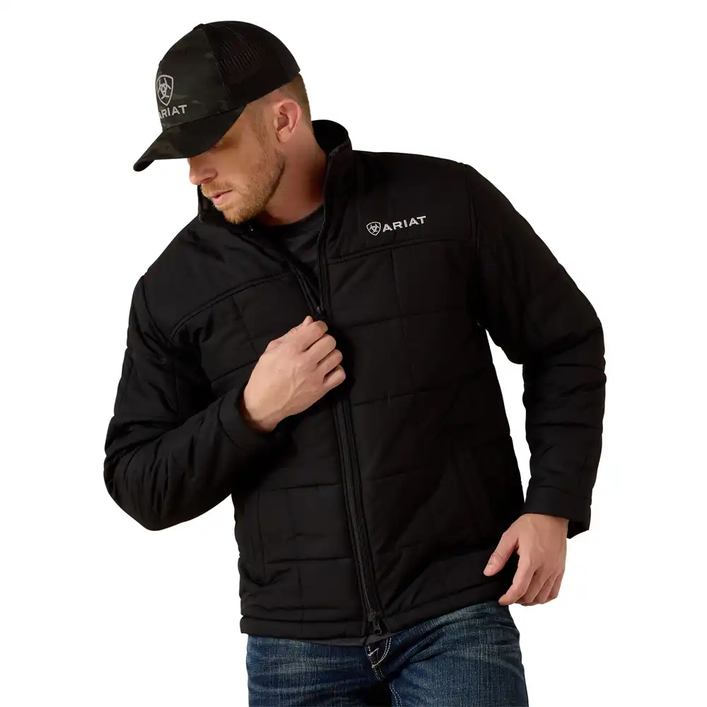 ariat men's crius jacket black