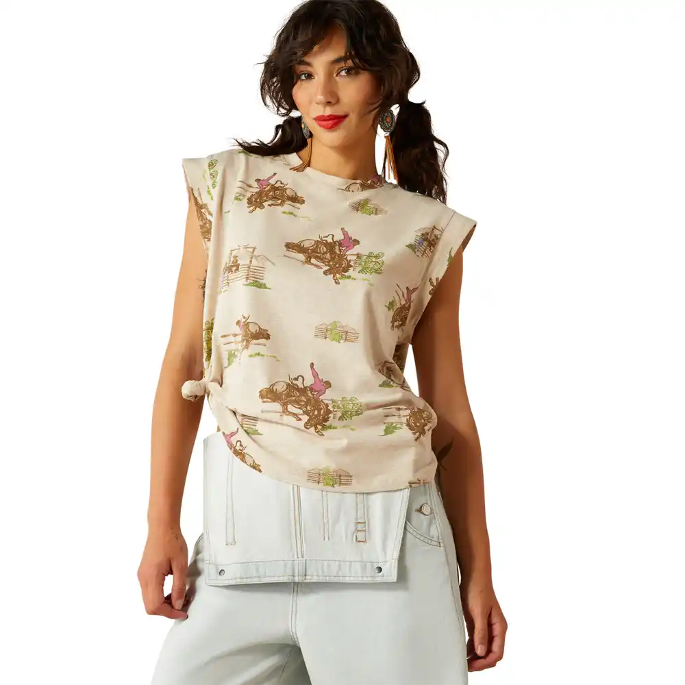 ariat women's tee shirt patterned