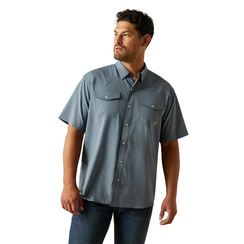 ariat men's short sleeve shirt